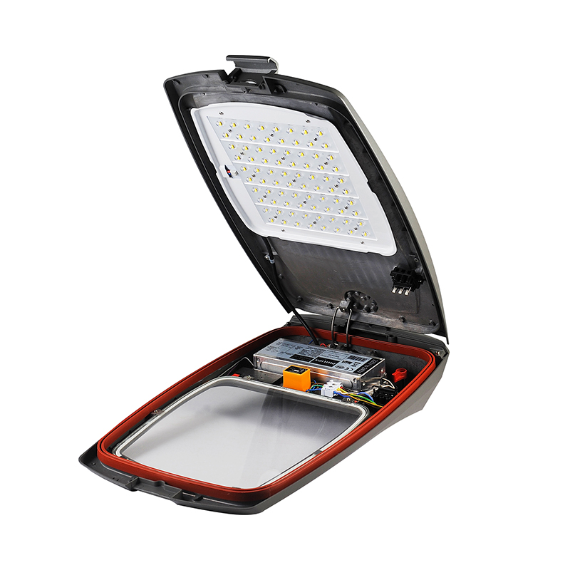 YMLED-6408L Aluminiu turnat sub presiune de înaltă luminozitate cu capac din sticlă securizată Lumini stradale cu LED YMLED-6408L Aluminiu turnat sub presiune de înaltă luminozitate cu capac din sticlă securizată Lumini stradale cu LED